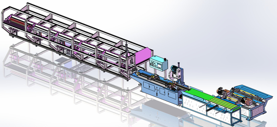 Metal Touch Screen Tube Sawing Machines Stable 70NC 2.5-3.5MPa 1mm Precision