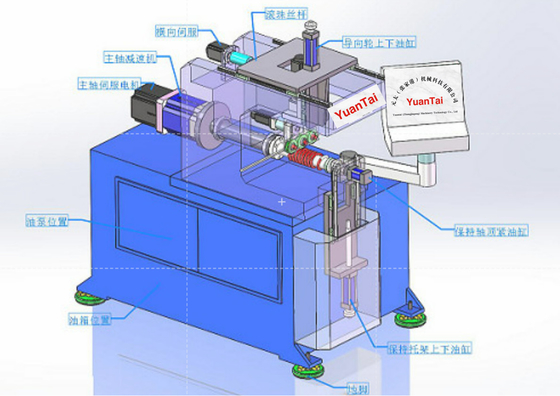 Rotating Coiling Axis Automatic Coiling Machine Heavy Duty Speed Adjustable