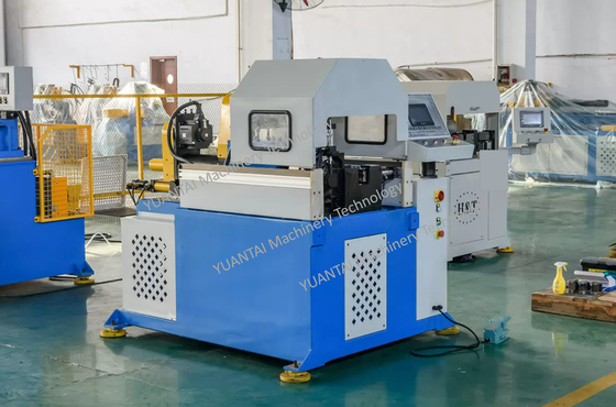 PLC Control Hydraulic Drive Rotary Grooving Machine For AC Auto Industry