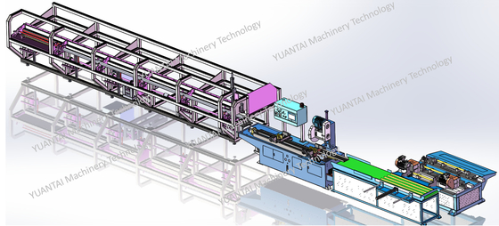 3D Simulation Tube End Forming Equipment MC50CNC-EF Including Tube Cutting