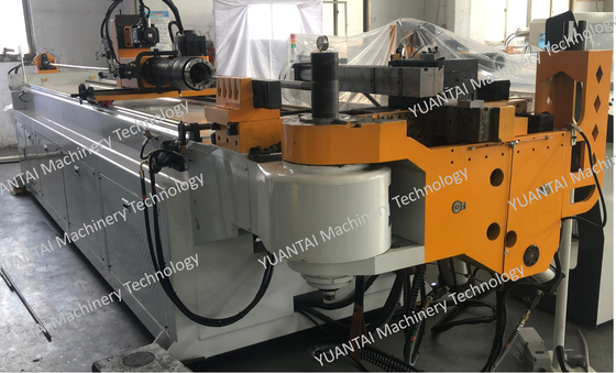 Push Bending Type Automated Pipe Bender CNC80RHS Steel Pipe Bending Machine