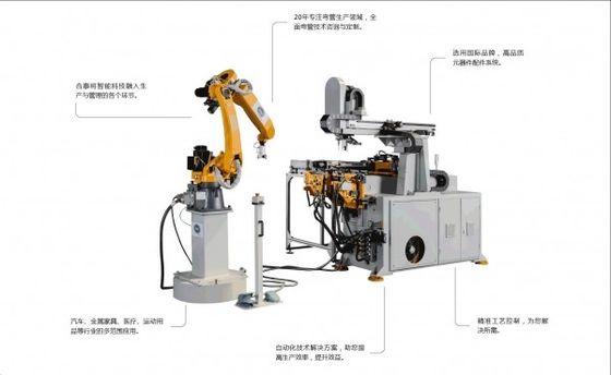 Industrial  Robot CNC Tube Bender  Heavy Duty Pipe Bending Machine CNC18RED