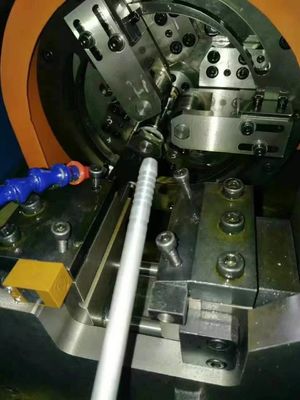 Automatic Spiral Pipe Roll Grooving Machine GM-30NC  4KW  120L Large Capacity