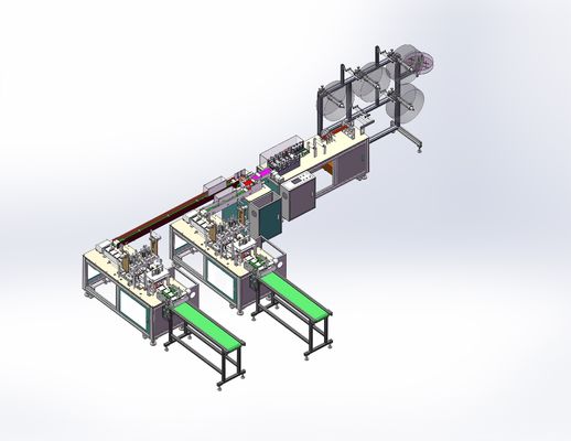 Automatic Disposabe Face Mask Making Machine High Speed