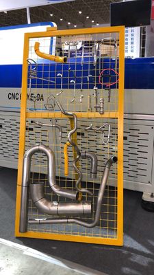 3D Numerical Control Automatic Stainless Exhaust Pipe Bender With Multi Stacks And Electric Guide Die