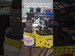 Chinese tube bending machine CNC38 servo bending with high quality with push bending and hole punch