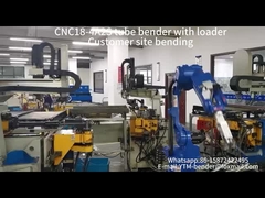 Chinese tube bending machine CNC18 servo bending for high pressure pipe in engine with loader