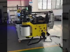 CNC90 tube bending machine for exhaust pipe bending, pipe bender with rear booster